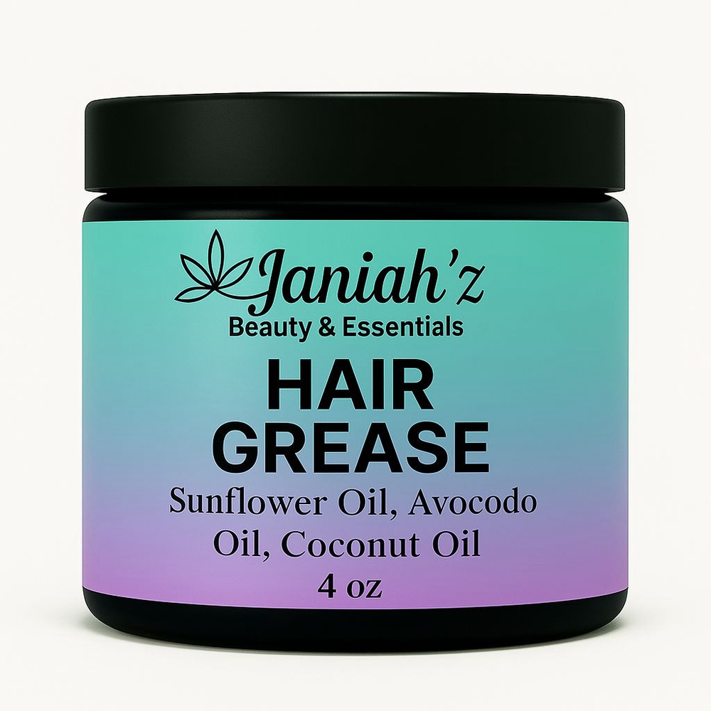 Janiah'z Beauty & Essentials Hair Grease 4 oz - Green